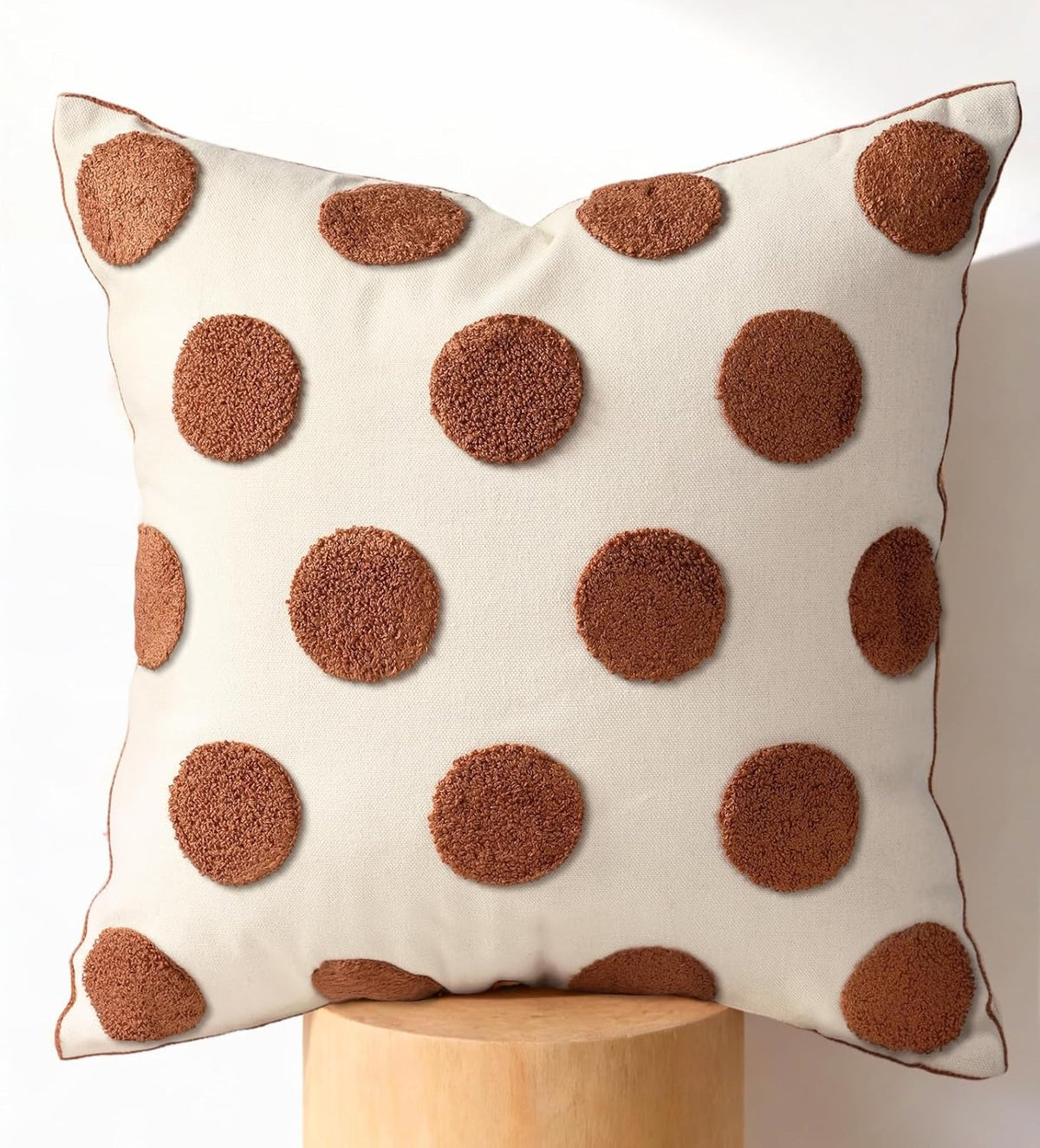 Embroidered Throw Pillow Cover 18x18 Inch - Modern Geometric Decorative Pillow Cover with Zipper for Sofa Couch Living Room Chair Car Aesthetic Design Cushion Pillowcase, Colorful Checkered
